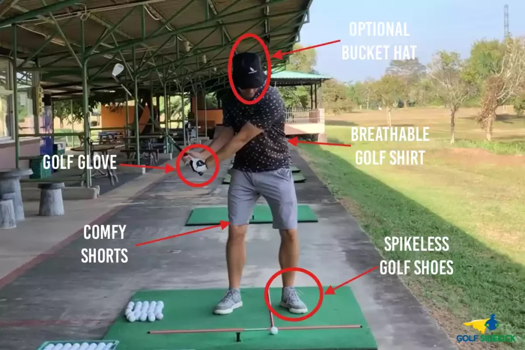 What to Wear to a Driving Range?; By Sportic Media