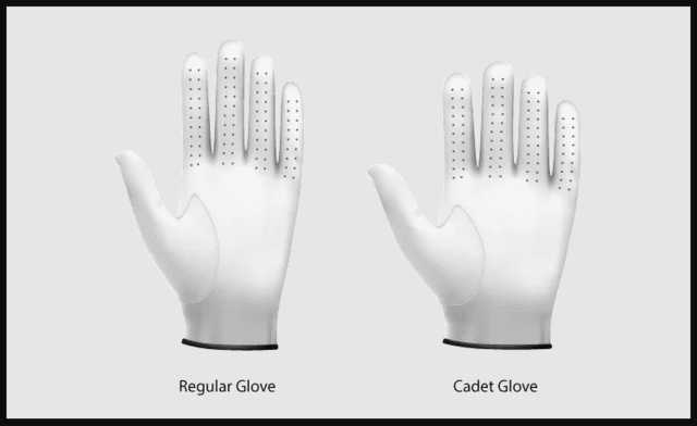 Cadet golf glove vs regular; Full comparison
