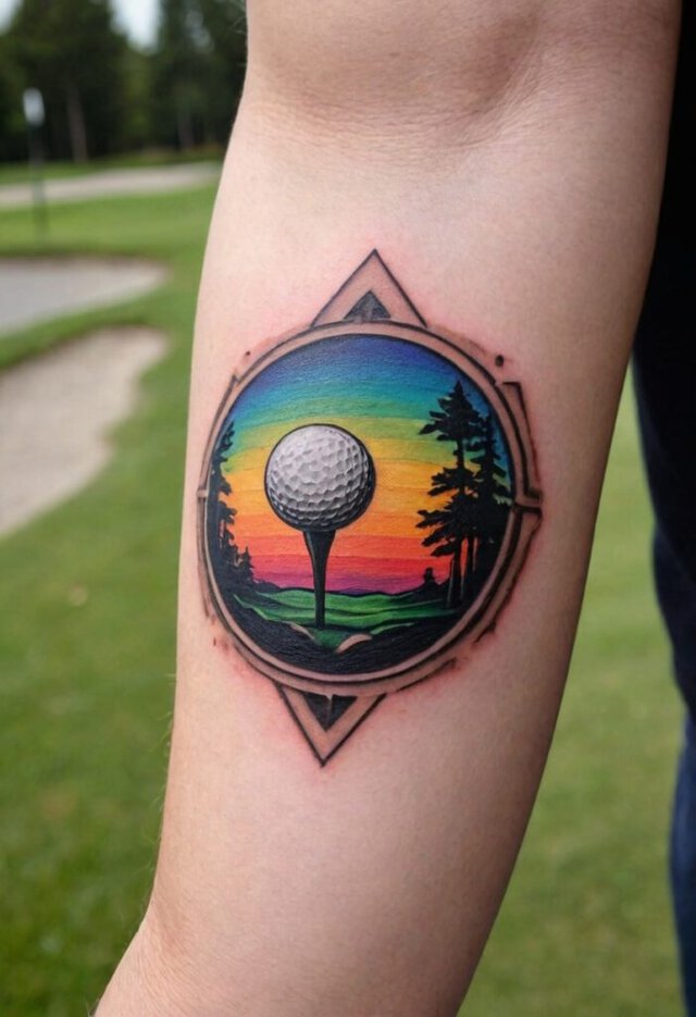 Golf tattoo ideas 11