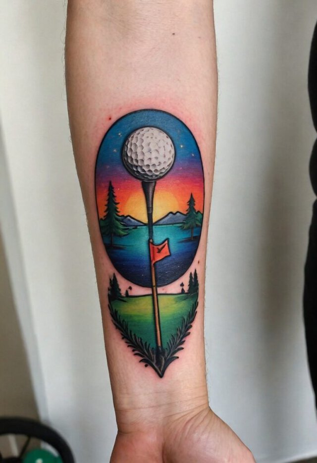 Golf tattoo ideas 15