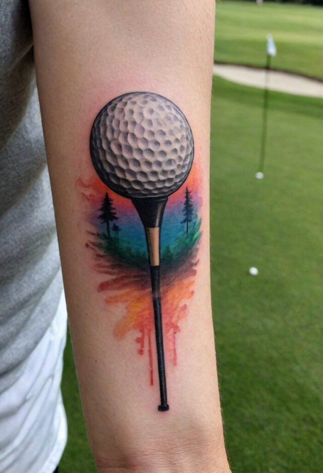 Golf tattoo ideas 16