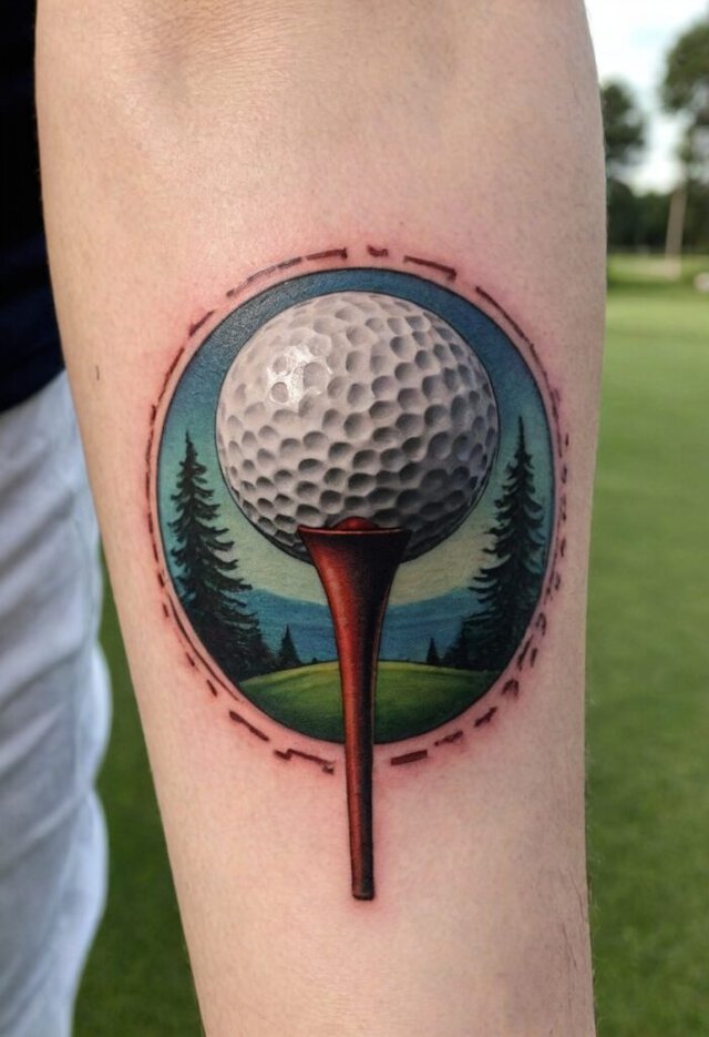 Golf tattoo ideas 19