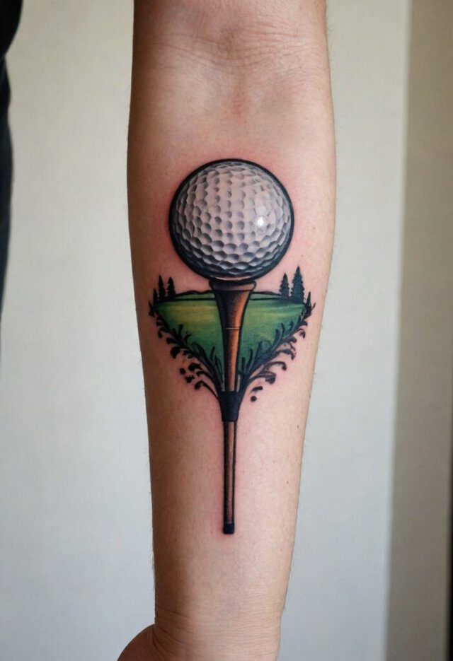 Golf tattoo ideas 2
