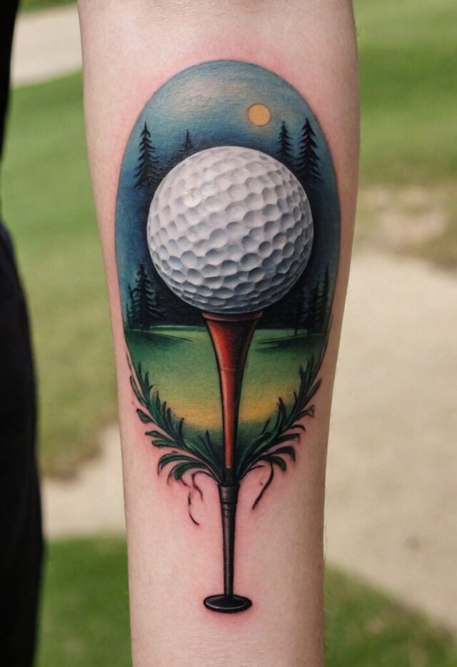 Golf tattoo ideas 25