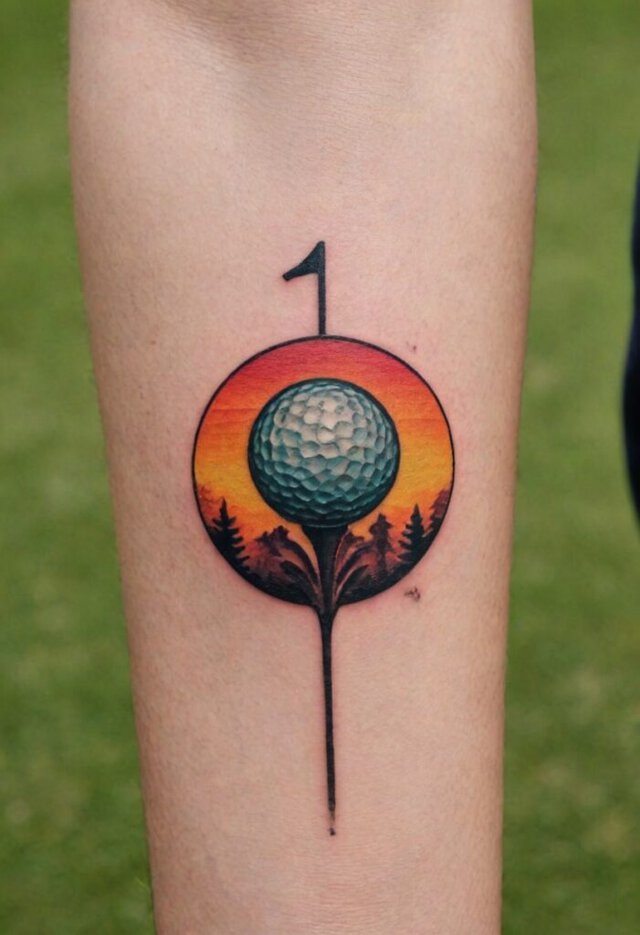Golf tattoo ideas 7