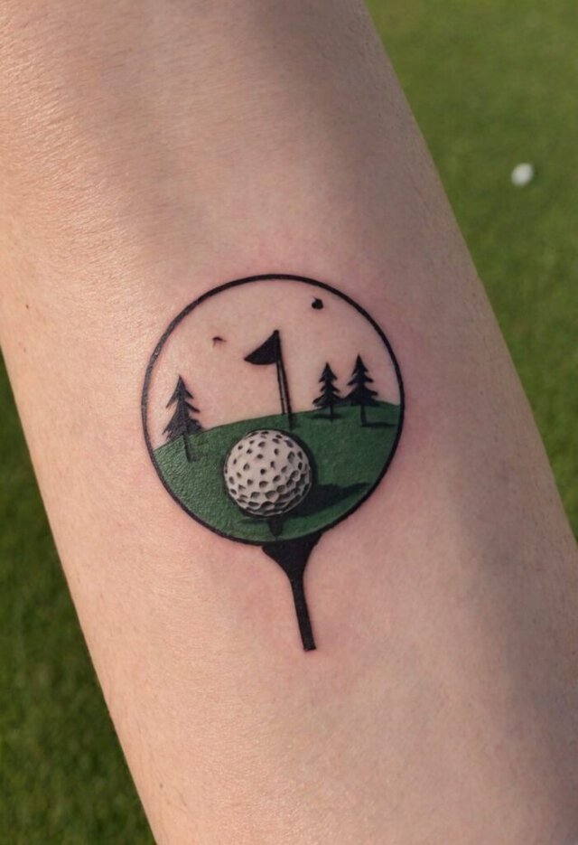 Golf tattoo ideas 9